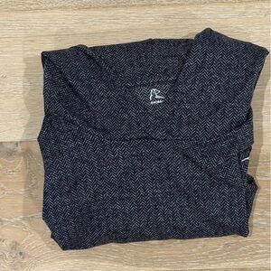 Rhoback Hesi Hoodie - Blue Herringbone